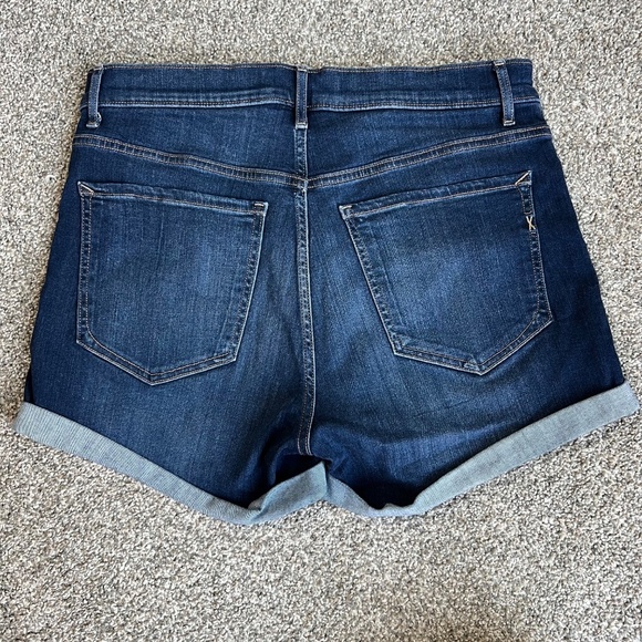 Express Midi High Rise Denim Shorts, Size 10 - Picture 5 of 5